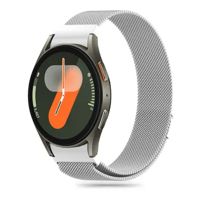 Tech-Protect Milanese řemínek na Samsung Galaxy Watch 4 / 5 / 5 Pro / 6 / 7 / FE, silver