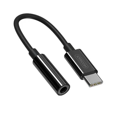 Joyroom Ben Series adaptér 3.5 mm jack / USB-C, černý (SH-C1)