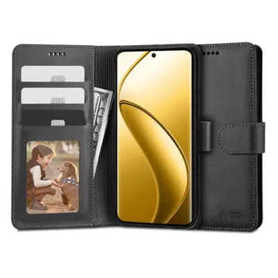 Tech-Protect Wallet knížkové pouzdro na Realme 12 Pro 5G / 12 Pro Plus 5G, černé