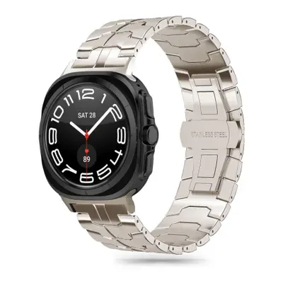 Tech-Protect Stainless Line řemínek na Samsung Galaxy Watch Ultra 47mm, titanium