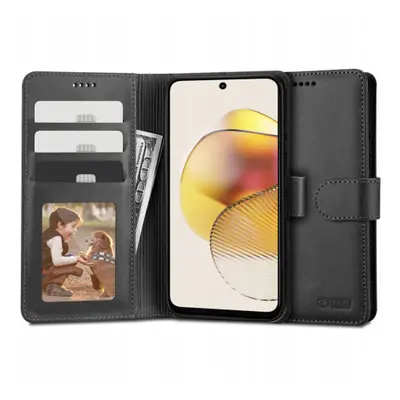 Tech-Protect Wallet knížkové pouzdro na Motorola Moto G73 5G, černé