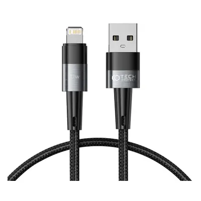 Tech-Protect Ultraboost kabel USB / Lightning 12W 2.4A 25cm, šedý