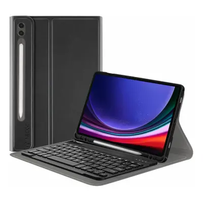 NEOGO Smart Cover Keyboard pouzdro na Samsung Galaxy Tab S9 Plus 12.4'' 2023, černé