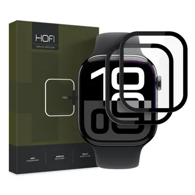 HOFI Glass Pro Watch 2x ochranné sklo na Apple Watch 10 (46 mm), černé