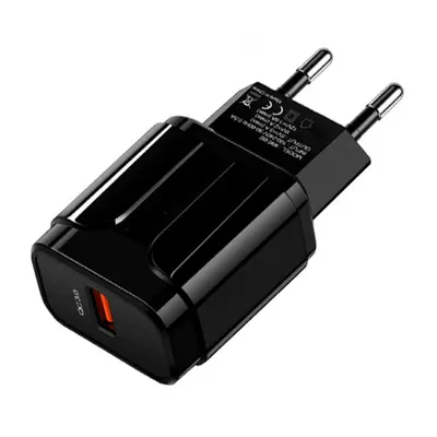 MG Travel Charger síťová nabíječka QC 1A, černá (WWC-B02)