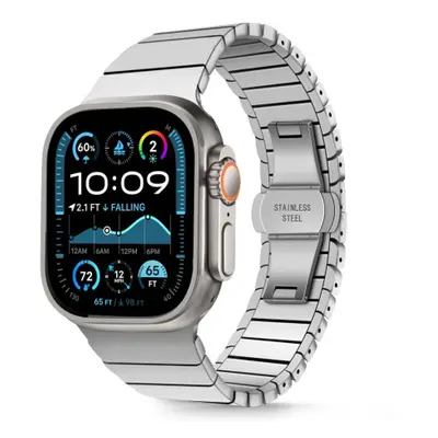 Tech-Protect Linkband řemínek na Apple Watch 44/45/46/49mm, silver