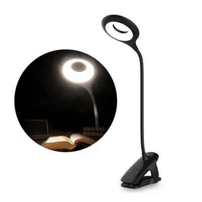 MG Reading LED lampa s klipem + kabel micro USB, černá