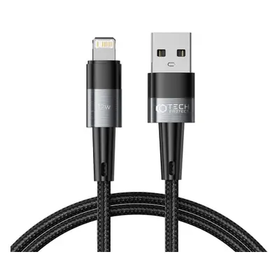 Tech-Protect Ultraboost kabel USB / Lightning 12W 2.4A 1m, šedý