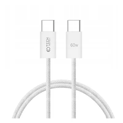 Tech-Protect Ultraboost kabel USB-C / USB-C PD 60W 3A 1m, bílý