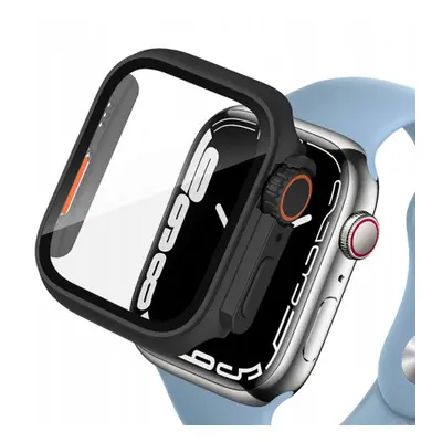 Tech-Protect Defense 360 pouzdro na Apple Watch 4/5/6/SE 44mm, černé/oranžové