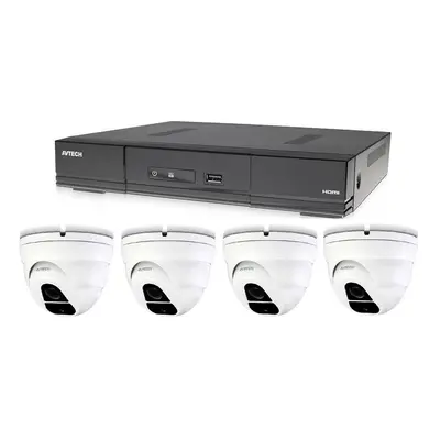 Kamerový set 1x AVTECH DVR DGD1005AV a 4x 5MPX Dome kamera AVTECH DGC5205TSE