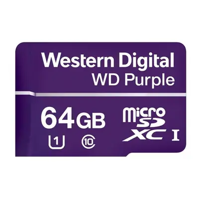 WDD064G1P0A - paměťová karta MicroSDXC 64GB, WD Purple