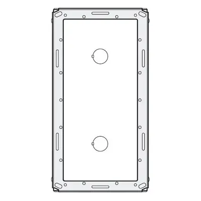 MA72 - zápustná montážní krabička 2 moduly