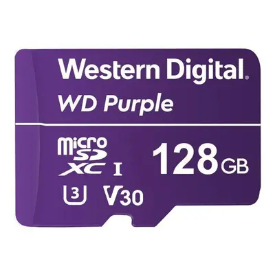 WDD128G1P0A - paměťová karta MicroSDXC 128GB, WD Purple