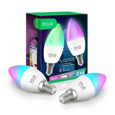 NOUS P4 WiFi Tuya RGB E14 (2ks)