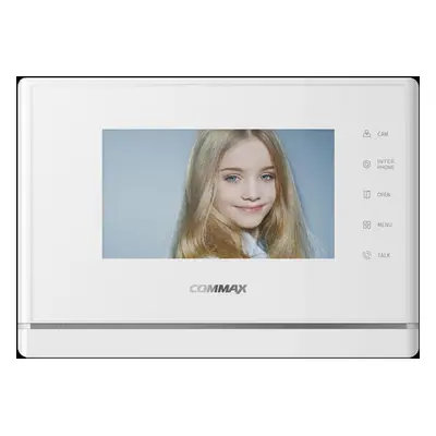 CDV-70Y bílý - verze 230Vac - videotelefon 7", CVBS, handsfree, 2 vst.