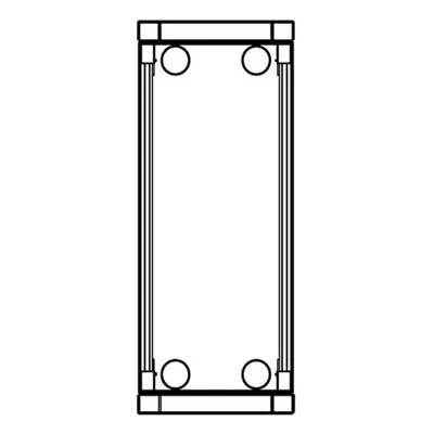 MD73 - zápustná inst. krabička, 3 moduly, MODY