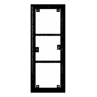 4FF 127 13.5 - rám 3 moduly, KARAT INOX