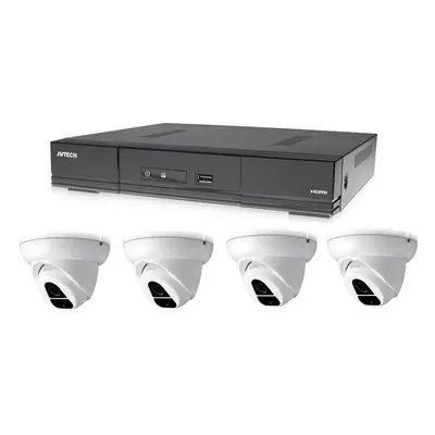 Kamerový set 1x AVTECH DVR DGD1005AV a 4x 2MPX Dome kamera AVTECH DGC1004XFT