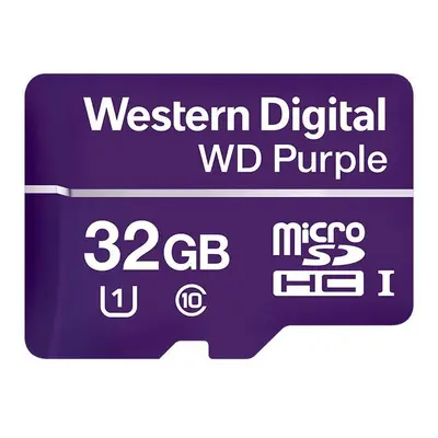 WDD032G1P0A - paměťová karta MicroSDHC 32GB, WD Purple