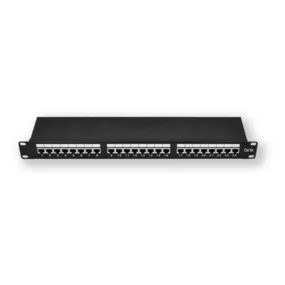 PP-130 24P/C5E/S - 19" patch panel 1U, 24 portů C5E stíněný