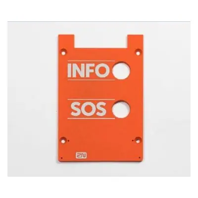 9152903 - 2N® IP Safety náhradní přední panel pro verzi s 2 tlačítky INFO&SOS