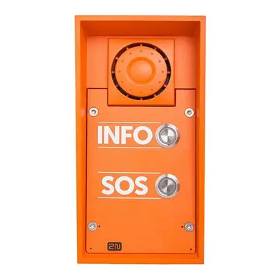 9152102W - IP Safety 2 tlačítka INFO SOS, 10W reproduktor.