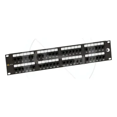 SX48-6-UTP-BK - Solarix 48 x RJ45 CAT6 UTP