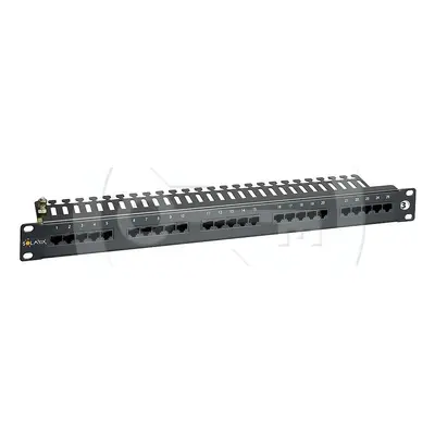 SX25-ISDN-BK - Solarix ISDN panel 25 x RJ45