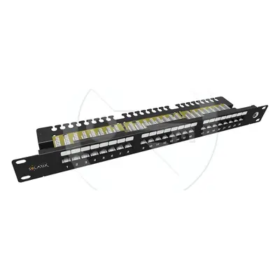 SX24L-6-UTP-BK-N - Solarix 24 x RJ45 CAT6 UTP