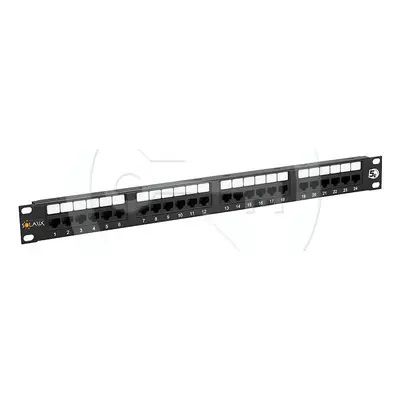 SX24-5E-UTP-BK - Solarix 24 x RJ45 CAT5E UTP