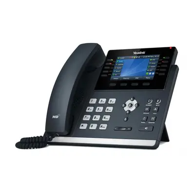 SIP-T46U - Yealink IP telefon, PoE, 4,3" bar. LCD, 27 prog.tl., GigE, 2x USB