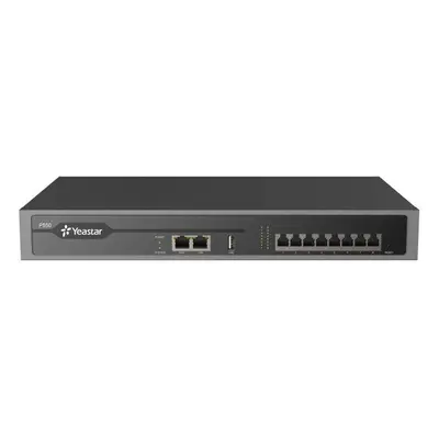 P550 - Yeastar IP PBX, až 8 portů, 50 uživatelů, 25 hovorů, rack