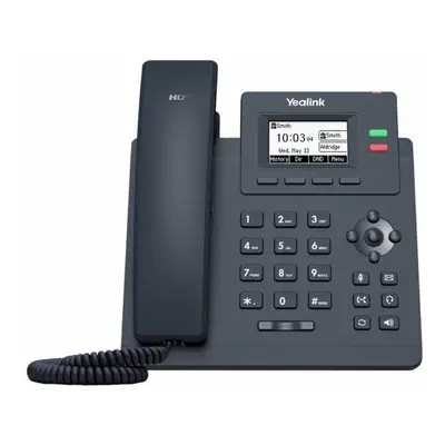 SIP-T31G - Yealink IP telefon, 2x SIP účty, 2,3" 132x64 LCD, 2 prog.tl., Gbit