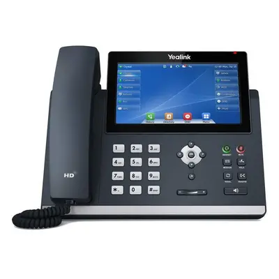 SIP-T48U - Yealink IP telefon, PoE, 7" bar. LCD, 29 prog.tl., GigE, 2x USB