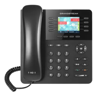 GXP2135 - Grandstream VoIP telefon, barevný LCD, 4x SIP účty, 8x prog. tl., POE