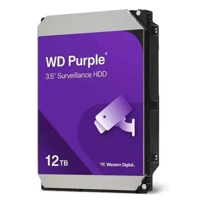 HDD-12TB WD - WD Purple 12 TB, 256 MB cache, 6 Gb SATA., 7200 ot.