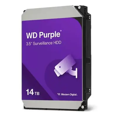 HDD-14TB WD - WD Purple 14 TB, 512 MB cache, 6 Gb SATA., 7200 ot.