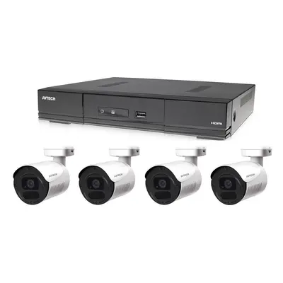 Kamerový set 1x AVTECH DVR DGD1005AV a 4x 5MPX Bullet kamera AVTECH DGC5105TS