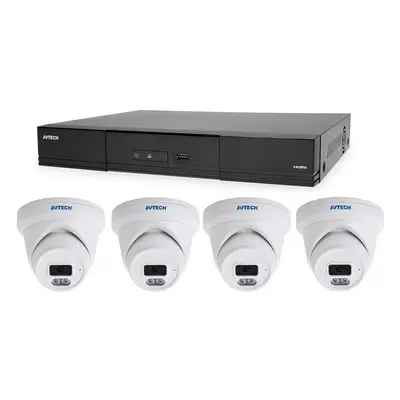 Kamerový set 1x AVTECH NVR AVH2109AX a 4x 5MPX IP Dome kamera AVTECH DGM5206SVAT