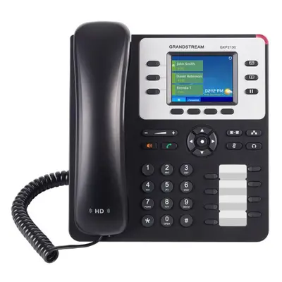 GXP2130 - Grandstream VoIP telefon, barevný LCD, 3x SIP účty, 3x prog. tl., POE