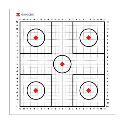 HIKMICRO sada termovizních nastřelovacích terčů