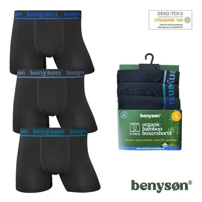 BENYSON 3-PACK Bambusových pánských boxerek BENY-7015 Barva/Velikost: