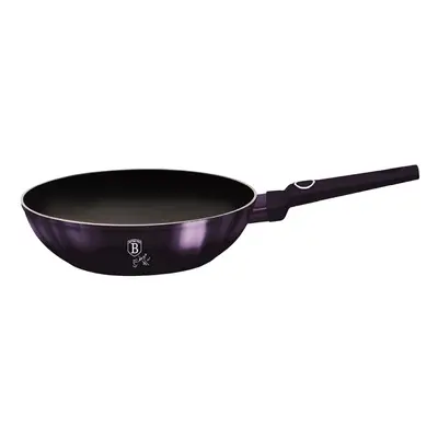 BERLINGERHAUS Pánev WOK s titanovým povrchem 28 cm Purple Eclipse Collection BH-6633