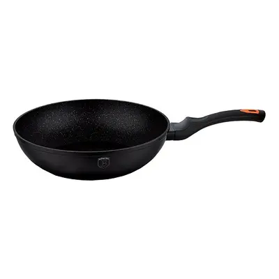 BERLINGERHAUS Pánev Wok s mramorovým povrchem Granit Diamond Line 28 cm BH-1796