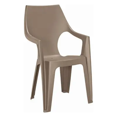 Keter Plastová židle Keter Dante highback Cappuccino KT-610006