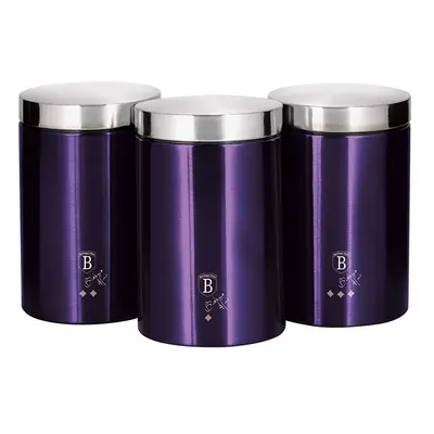 BERLINGERHAUS Dóza na potraviny sada 3 ks Purple Eclipse Collection BH-6827