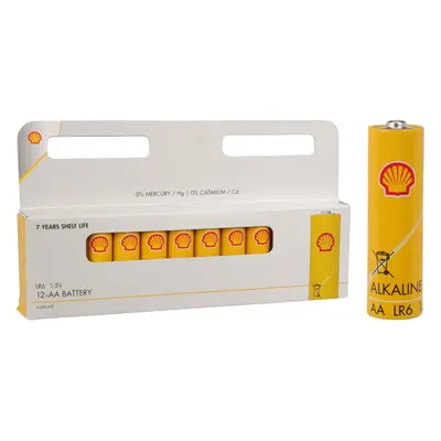 SHELL Baterie tužkové alkalické AA sada 12 ks KO-C31300330