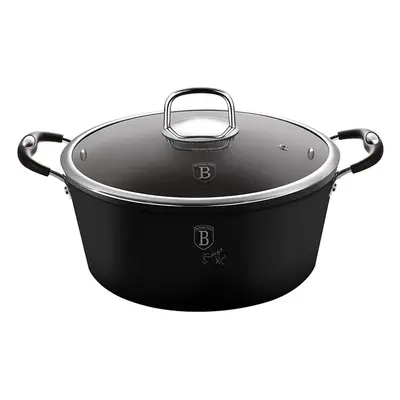 BERLINGERHAUS Kastrol s poklicí s titanovým povrchem 24 cm Black Professional Line BH-6123