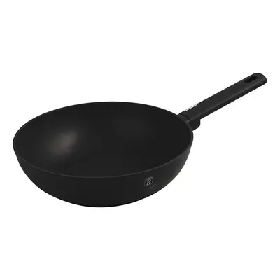 BERLINGERHAUS Pánev WOK s titanovým povrchem 28 cm Matte Black Collection BH-8180